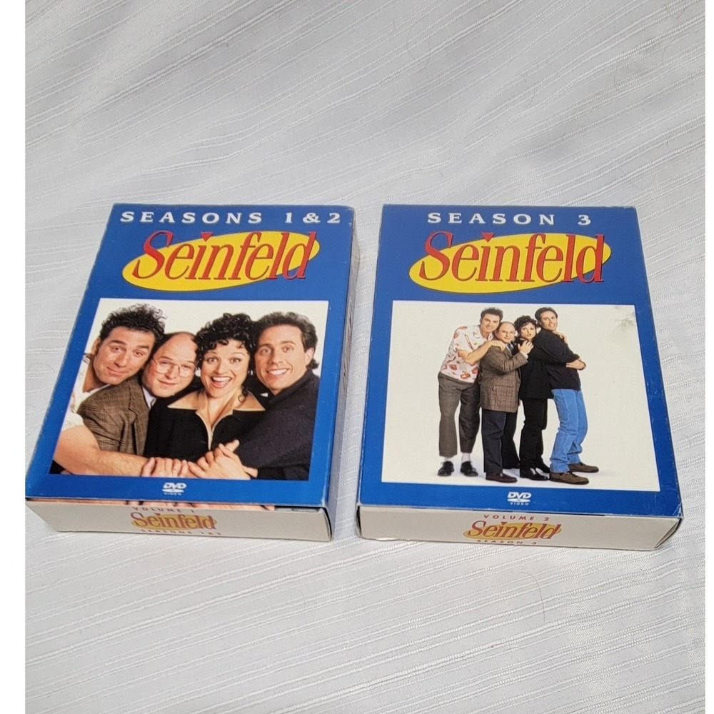 Seinfeld Seasons 1 2 & 3 DVD Bundle Volume 1 and 2 Box Sets Sitcom Comedy